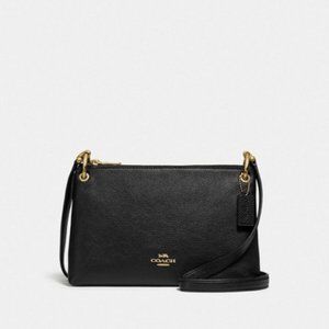 Coach Mia crossbody- Gold/Black NWT
